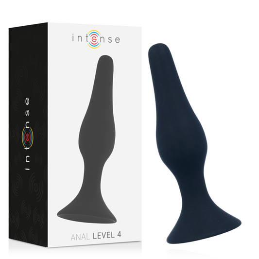 Intense Anal Toys Intense - Anal Level 4 15.5Cm Black