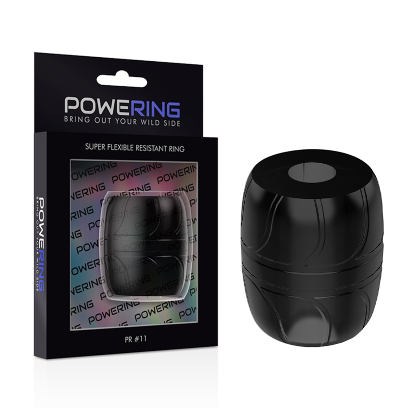 Powering Super Flexible And Resistant Penis Ring 5 Cm Pr11 Black