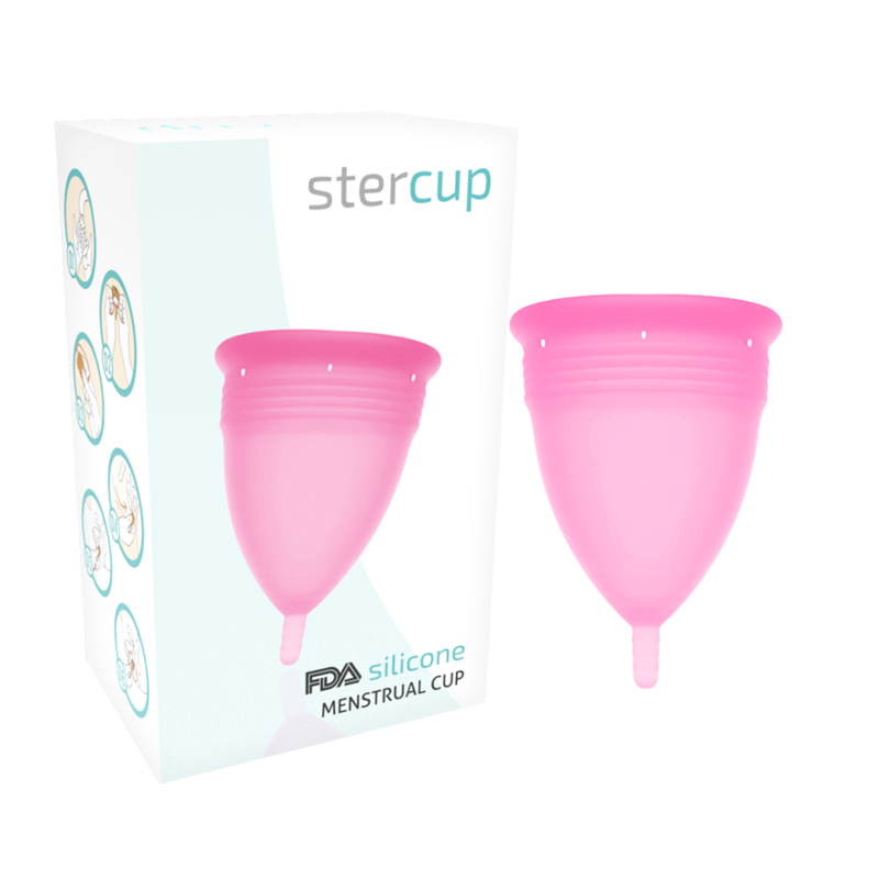 Stercup Fda Silicone Menstrual Cup Pink - Size S