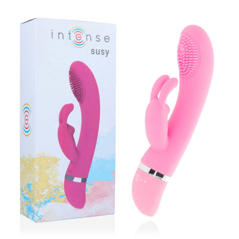 Intense Fun Intense - Susy Oscillating Vibrator Silicon Rabbit Pink