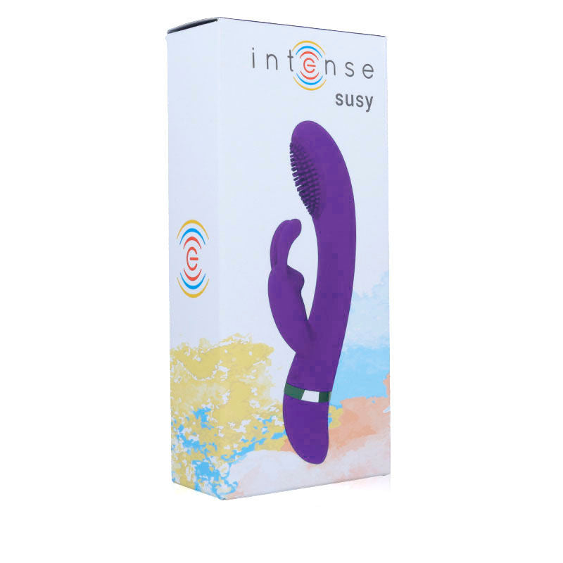 Intense Fun Intense - Susy Silicone Rabbit Lilac Oscillating Vibrator