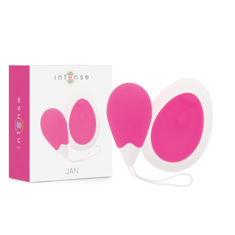 Intense Couples Toys Intense - Jan Egg Vibrator Remote Control Pink