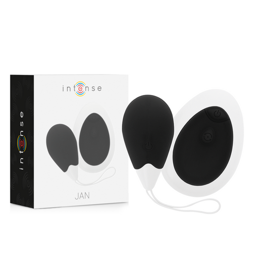 Intense Couples Toys Intense - Jan Vibrating Egg Remote Control Black