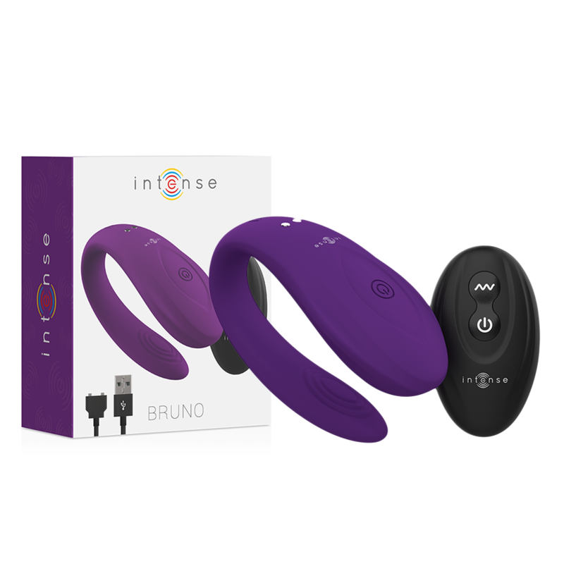 Intense Couples Toys Intense - Bruno Partner Double Lilac Pleasure