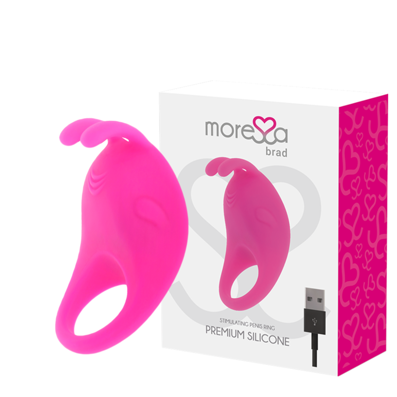 Moressa Brad Premium Silicone Rechargeable Pink