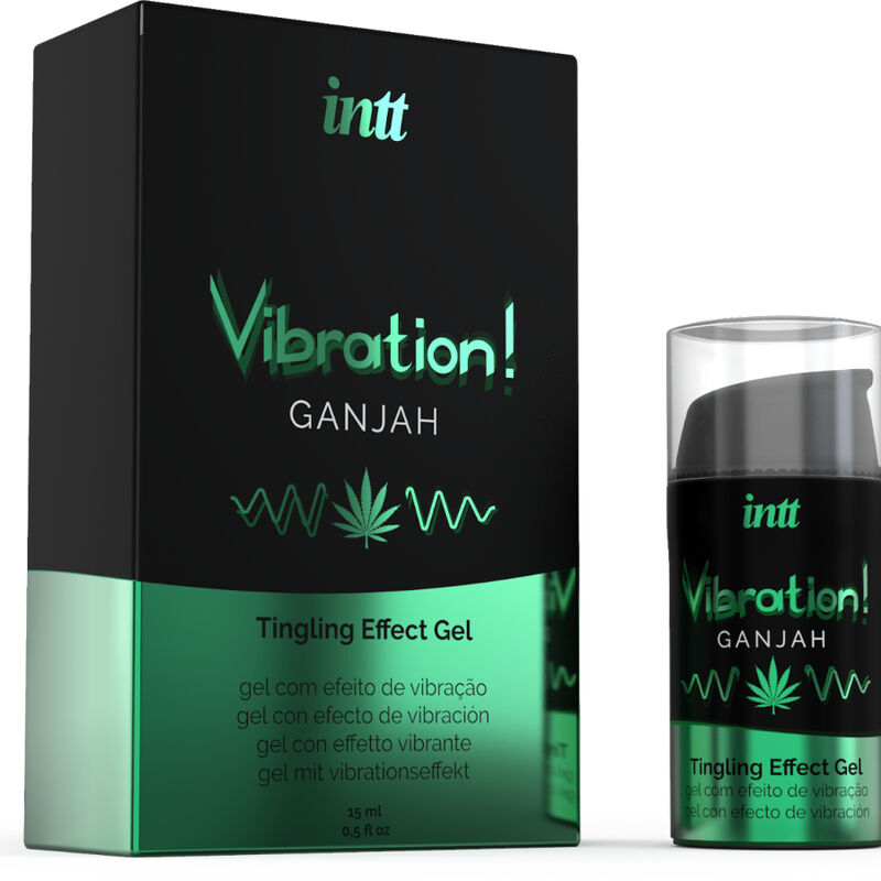 Intt Unisex Arousal Gel Intt - Powerful Intimate Stimulant Liquid Vibrating Gel Cannabis 15Ml