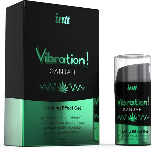 Intt Unisex Arousal Gel Intt - Powerful Intimate Stimulant Liquid Vibrating Gel Cannabis 15Ml