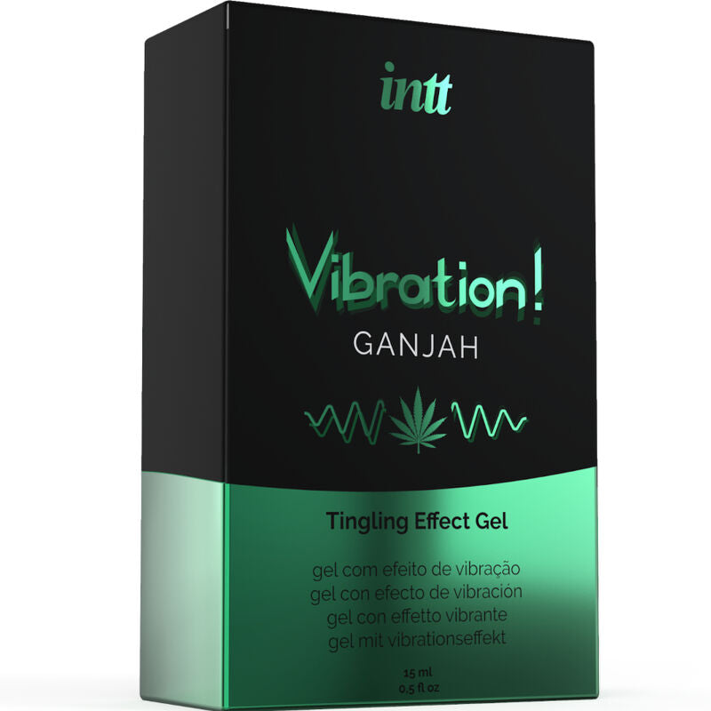 Intt Unisex Arousal Gel Intt - Powerful Intimate Stimulant Liquid Vibrating Gel Cannabis 15Ml