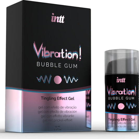 Intt Unisex Arousal Gel Intt - Powerful Intimate Stimulant Liquid Vibrating Gum Gum 15Ml