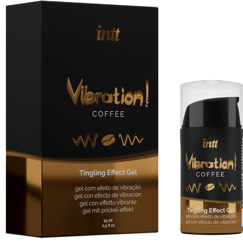 Intt Unisex Arousal Gel Intt - Powerful Intimate Stimulant Liquid Vibrating Gel Caf 15Ml