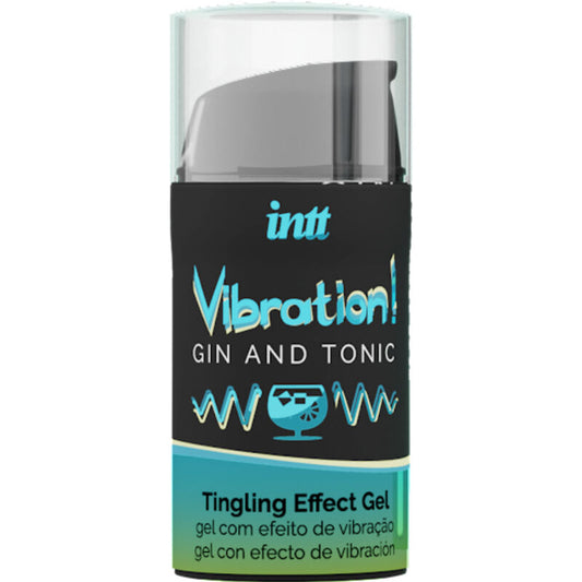 Intt Unisex Arousal Gel Intt - Powerful Intimate Stimulant Liquid Vibrator Gel Gin & Tonic 15Ml