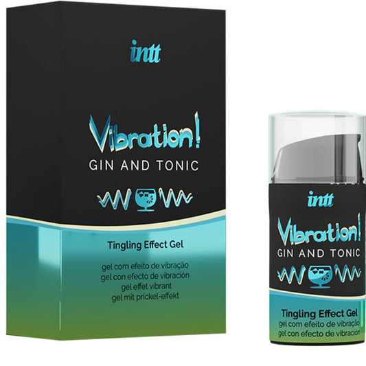 Intt Unisex Arousal Gel Intt - Powerful Intimate Stimulant Liquid Vibrator Gel Gin & Tonic 15Ml