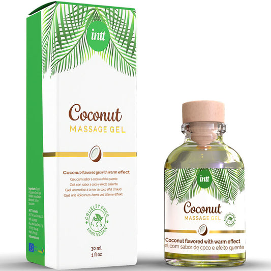 Intt Vegan Line Intt - Vegan Massage Gel With Coconut Flavor And Heating Effect