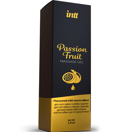 Intt Massage & Oral Sex Passion Fruit Flavored Massage Gel With Heat Effect