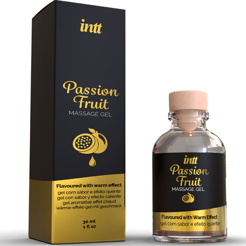 Intt Massage & Oral Sex Passion Fruit Flavored Massage Gel With Heat Effect