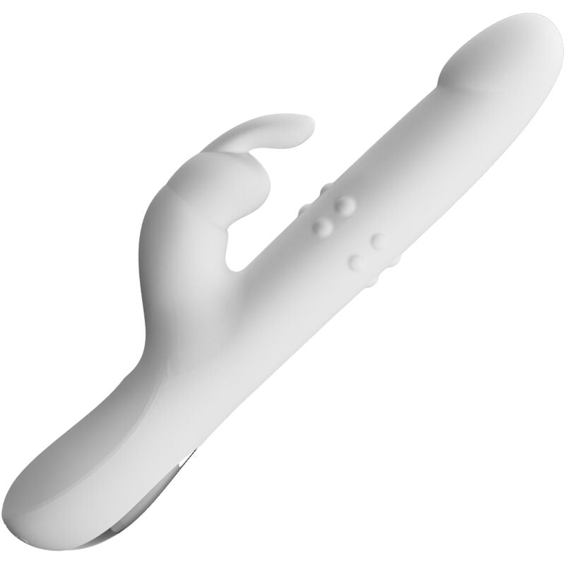 Pretty Love Reese Vibrator with Rotating Beads and Thrusting White