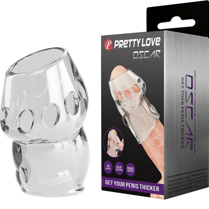 Pretty Love Oscar Penis Sleeve Clear