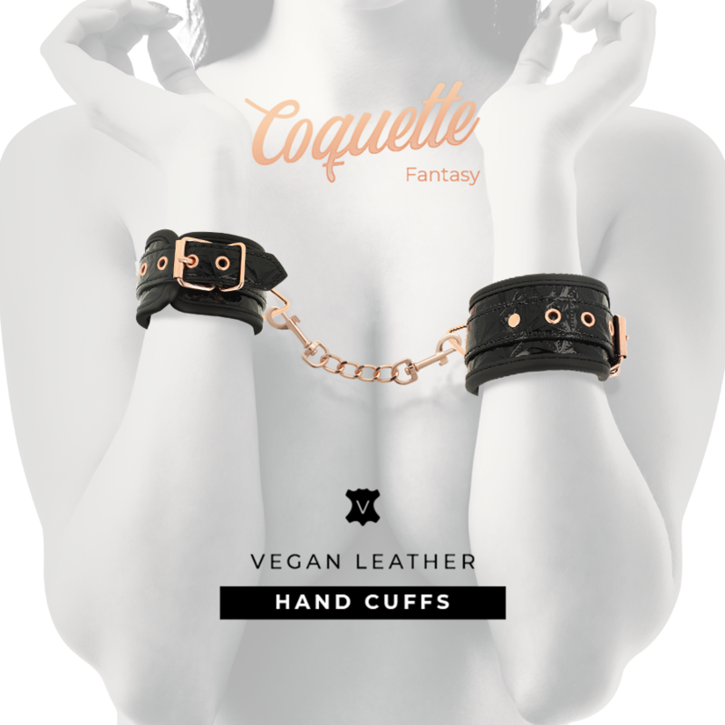 Coquette Fantasy Coquette Chic Desire - Black Edition Premium Handcuffs With Neoprene Lining