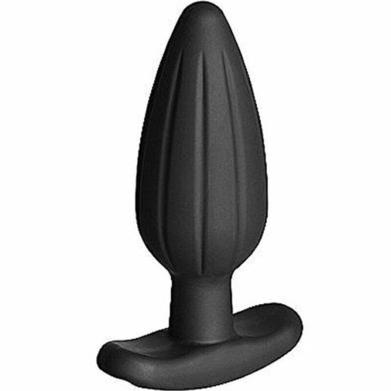 Electrastim Silicone Black Rocker Butt Plug Large