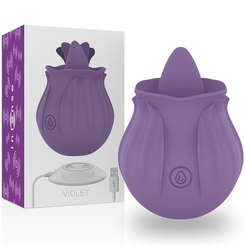 Intense Fun Intense - Violet Cl Toris Stimulator 10 Vibrations Lilac