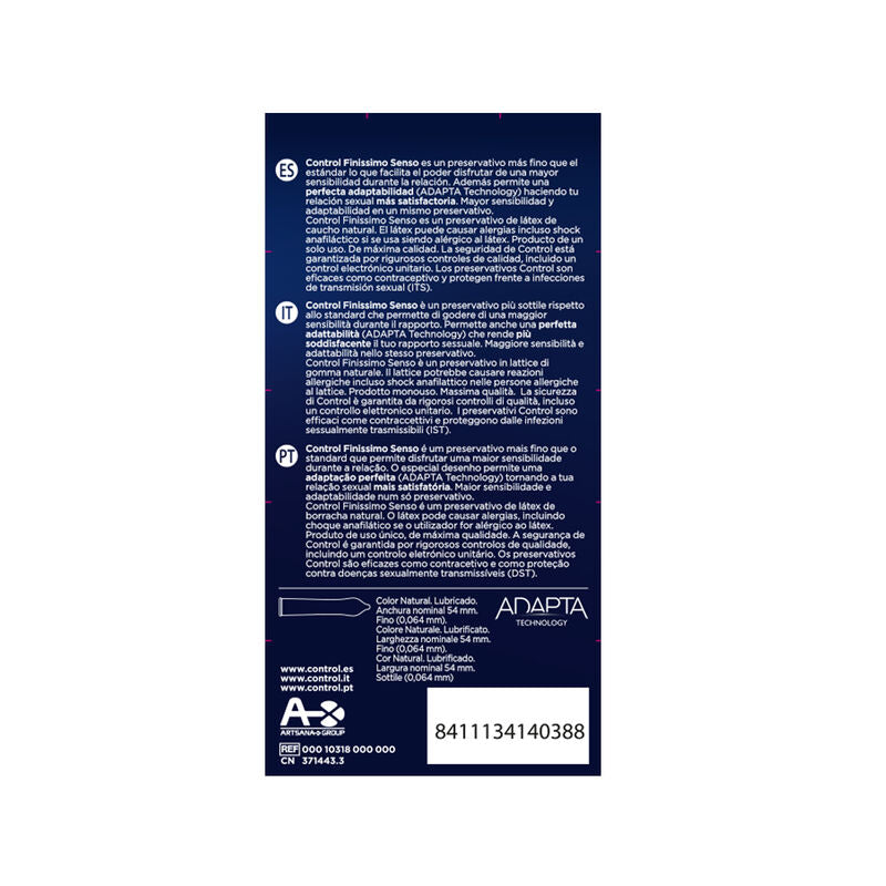 Control Condoms Control - Adapta Senso Condoms 12 Units