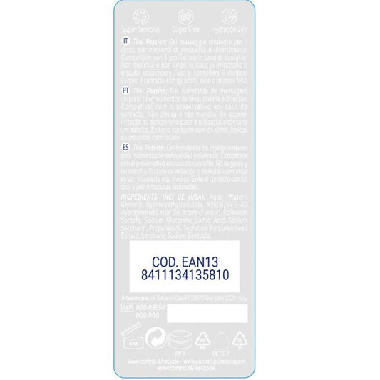 Control Lubes Control - 2 En 1 Massage & Pleasure Thai Passion 200 Ml