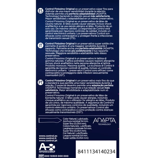 Control Condoms Control - Finissimo Original 6 Units