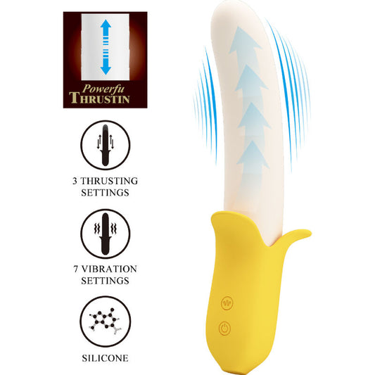 Pretty Love Banana Geek Super Power 7 Vibrations Updown