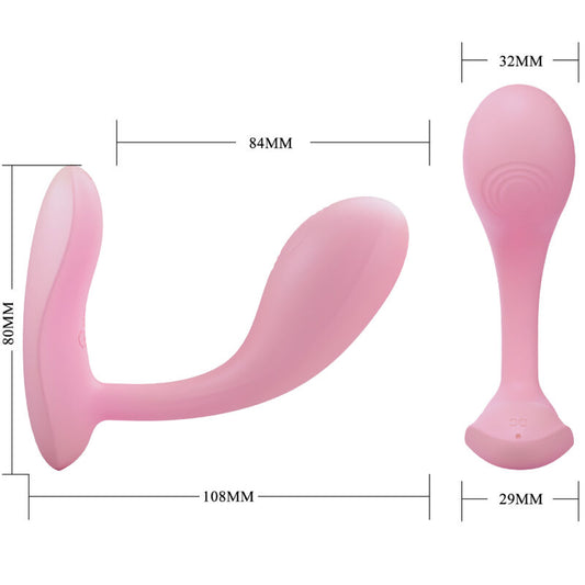 Pretty Love Flirtation Pretty Love - Baird G-Spot 12 Vibrations Rechargeable Pink App