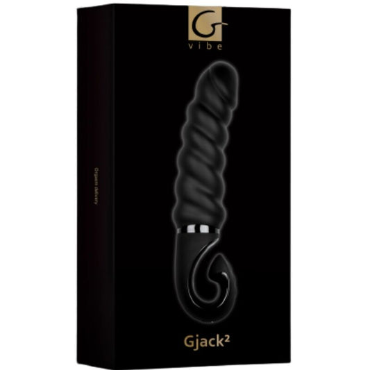 G-Vibe G-Jack 2 - Black Vibrating Dildo