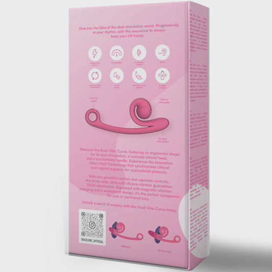 Snail Vibe Curve Vibrador Naranja