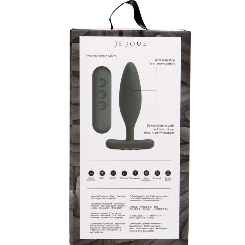 Je Joue Vesta Anal Plug Vibrator Black