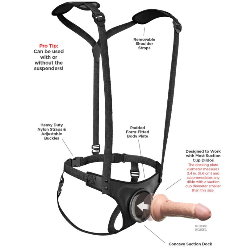 Pipedream Body Dock Body Dock Strap-On Suspenders