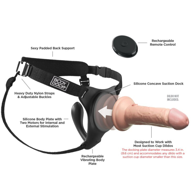 Pipedream Body Dock G-Spot Pro Harness Black
