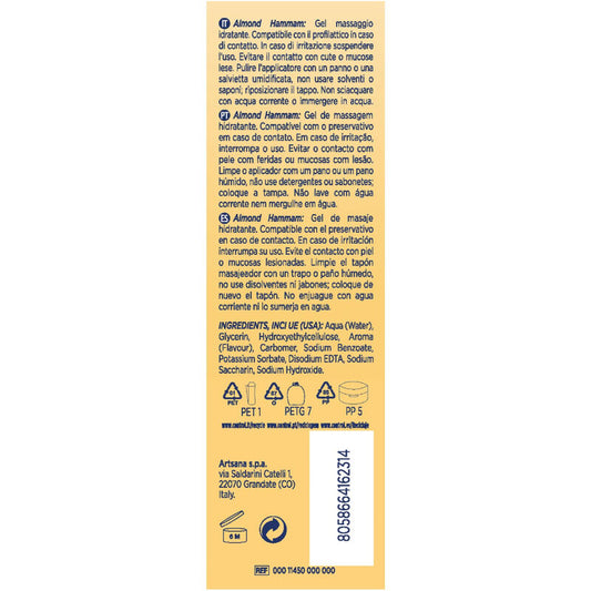 Control Lubes Control - Almond Hammam Massage Gel 3 In 1 200 Ml