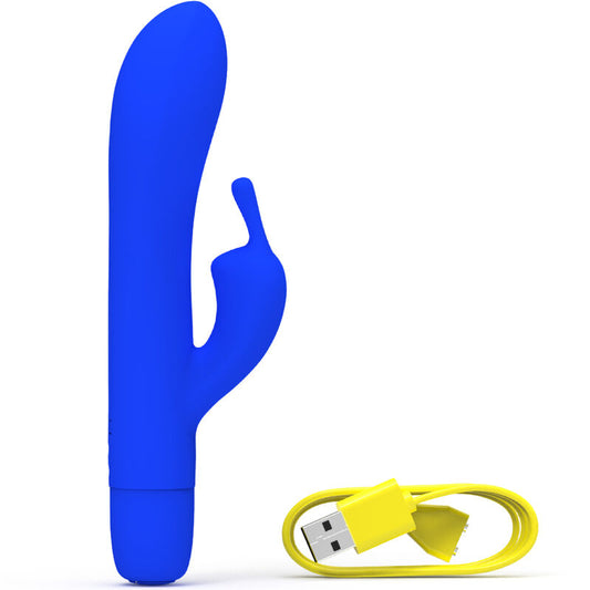 B Swish Bwild Bunny Infinite Classic Rechargeable Vibrator Blue Silicone