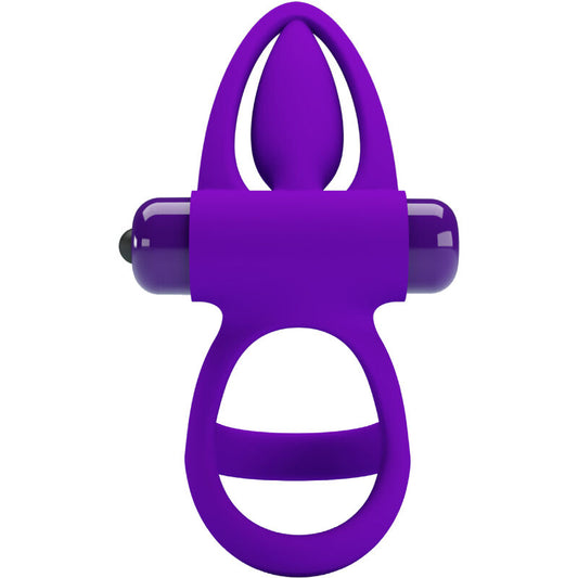 Pretty Love Male Pretty Love - Vibrator Ring 10 Vibrations Violet Silicone