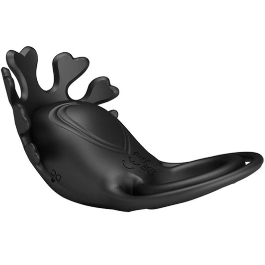 Pretty Love Male Pretty Love - Ruben Vibrator Ring 7 Vibrations Black Silicone