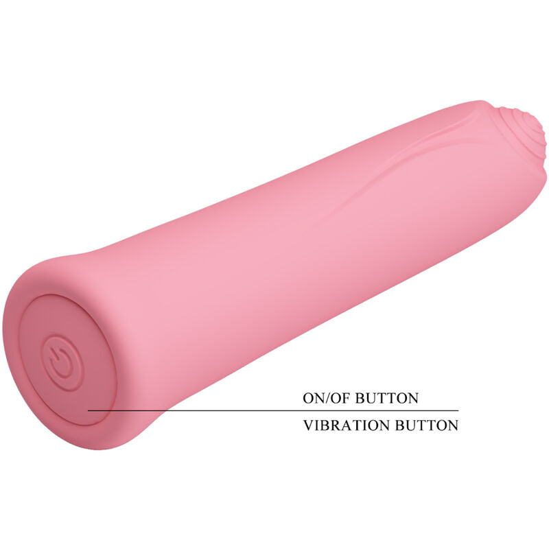 Pretty Love Flirtation Pretty Love - Curtis Mini Super Power Vibrator 12 Pink Silicone Vibrations