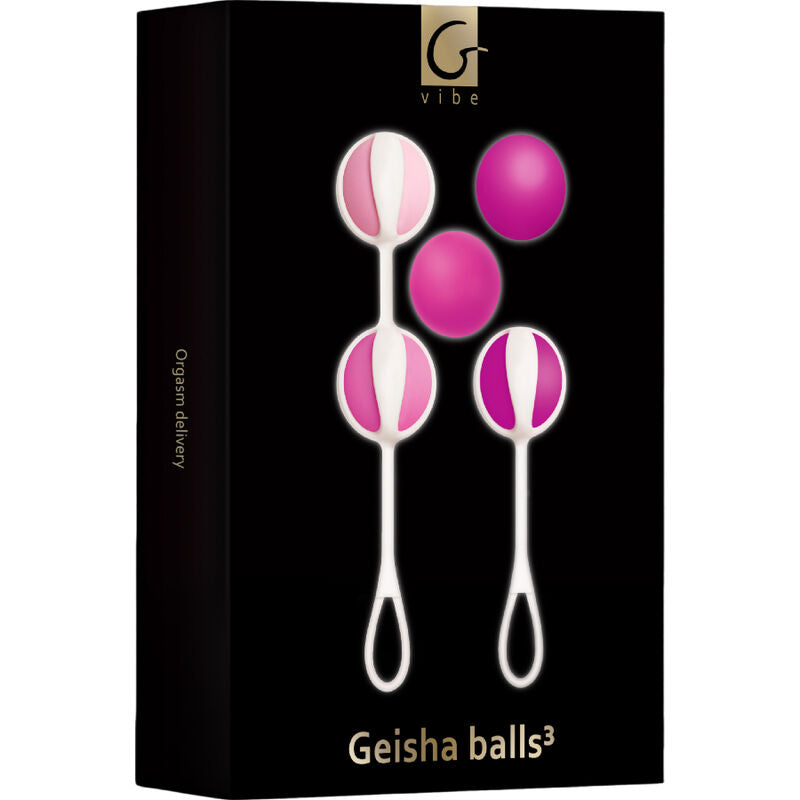 G-Vibe Set 5 Geisha Balls3 Pink
