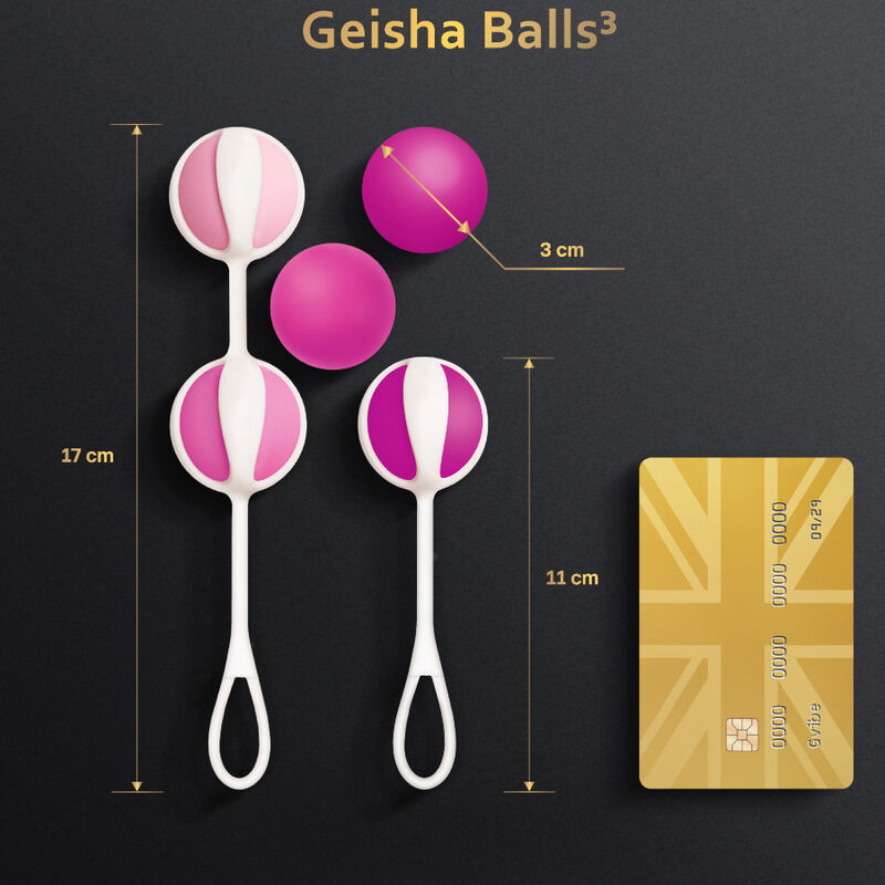 G-Vibe Set 5 Geisha Balls3 Pink