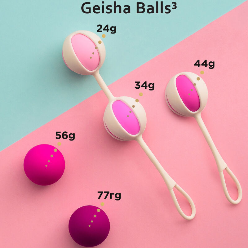 G-Vibe Set 5 Geisha Balls3 Pink