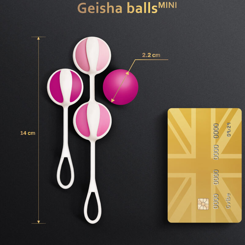 G-Vibe Set 4 Geisha Balls Mini Purple