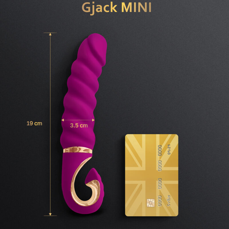 G-Vibe Gjack Mini Purple Silicone Vibrator
