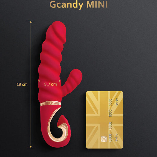 G-Vibe Gcandy Mini Red Silicone Vibrator