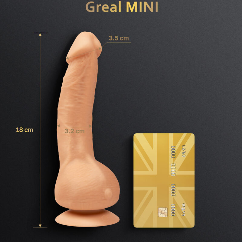 G-Vibe Greal Mini Vibrator Dildo Natural Silicone