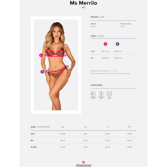 Obsessive Xmas Obsessive - Ms Merrilo Two Pieces Set Xs/S
