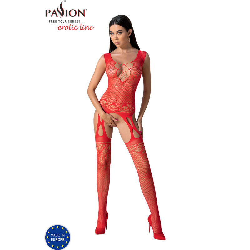 Passion Woman Bodystockings Passion - Bs099 Bodystocking Negro Talla Unica