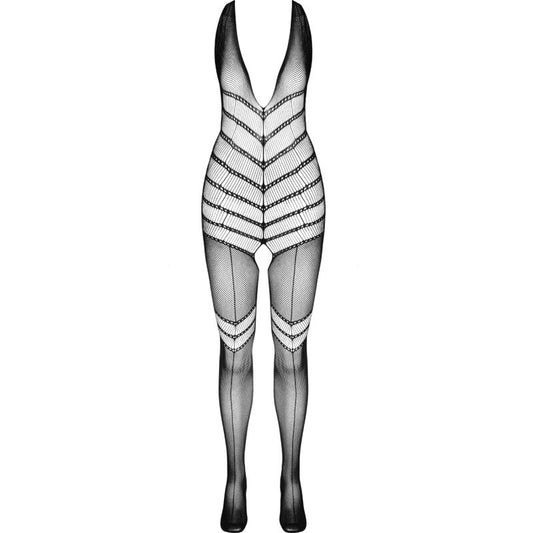 Passion Woman Bodystockings Passion - Bs100 Bodystocking Negro Talla Unica