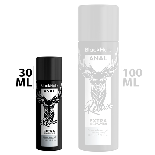 Black Hole Gel Silicone Base Anal Dilation 30 Ml